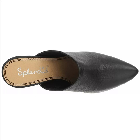 ❗️S O L D❗️◾️SPLENDID Black Pebbled Leather Mule - Picture 3 of 13